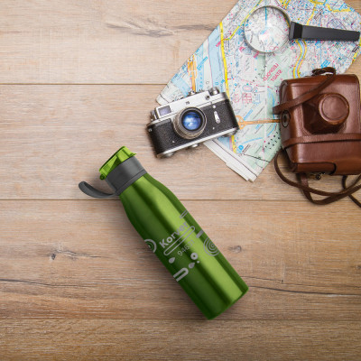 KORVER. Aluminium 650 mL sports bottle